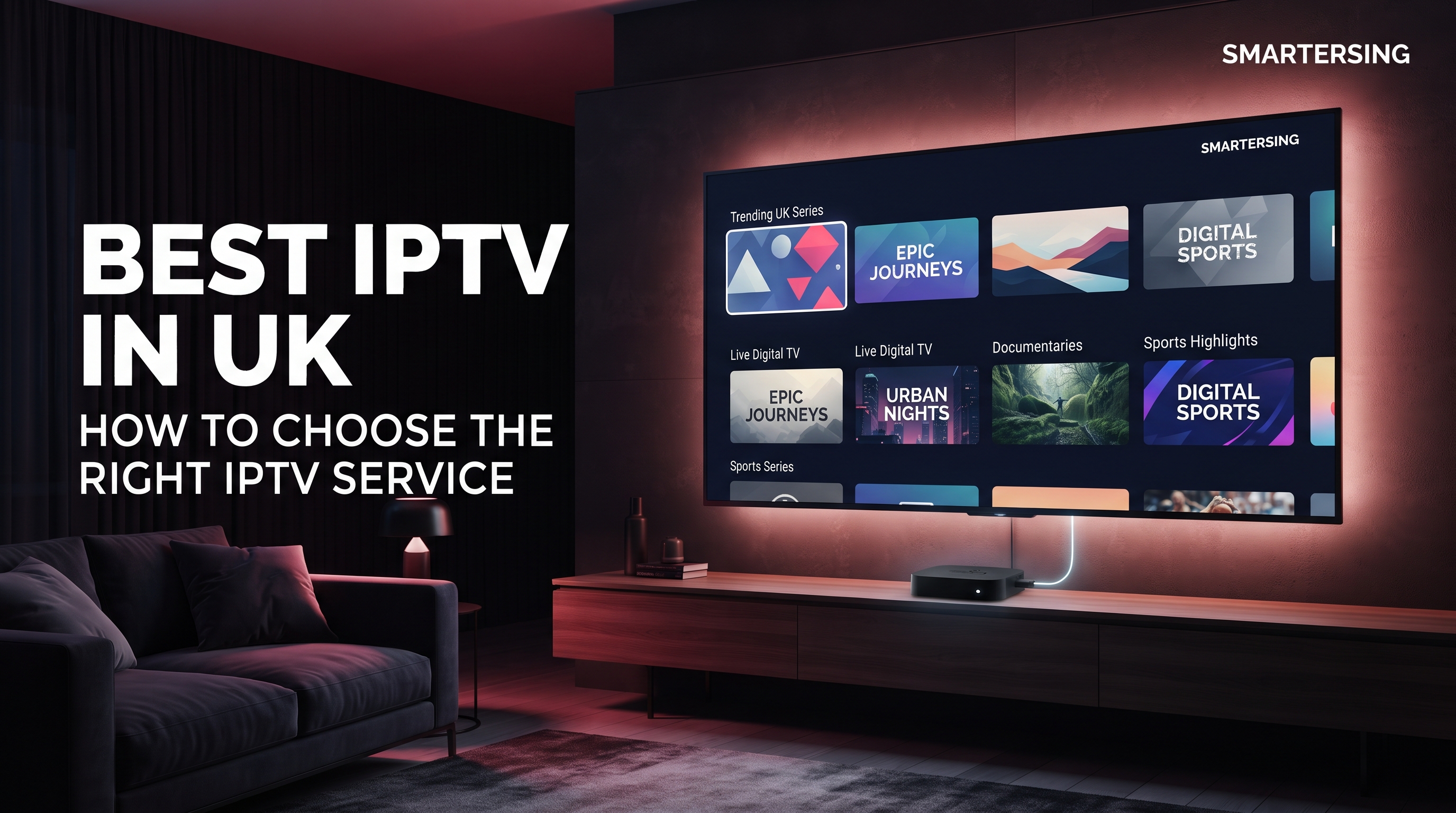 Best IPTV in UK: How to Choose the Right IPTV Service